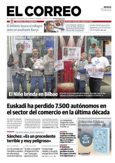 EL NIÑO BRINDA EN BILBAO