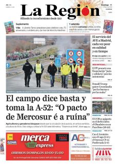 EL CAMPO DICE BASTA Y TOMA LA A-52: “O PACTO DE MERCOSUR É A RUÍNA”